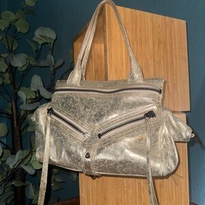 Botkier Metallic Gold “Trigger” Shoulder Bag